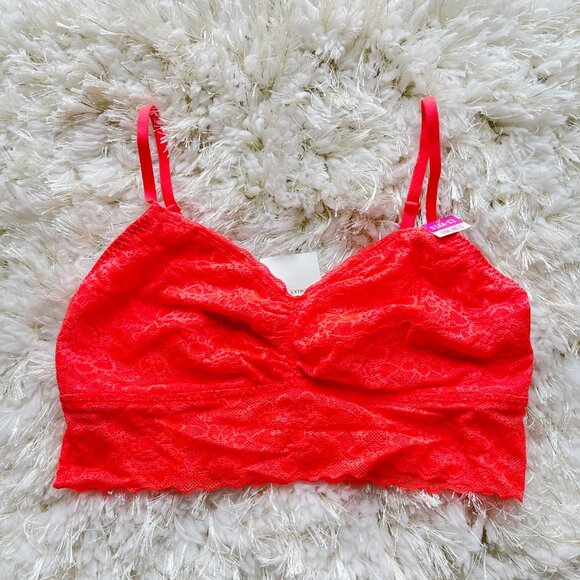 New Victoria's Secret Pink Lace Bralette Small AA-C NWT - Picture 1 of 8